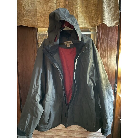 Duluth Trading Co Mens Whaleback Parka- Greenish-Grey Parka w/Hood Size 3XL - Picture 3 of 10